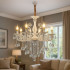 Candelabru Cristal SANSSOUCI Magno, 8xE14, Diametru 70cm, Alb [2]