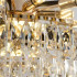 Candelabru Cristal VERSAILLES Eleganza 7x E14, Diametru 49cm, Auriu Lucios, Inaltime Reglabila [4]
