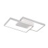 Lustra LED cu telecomanda LANDYN 62W, 2 Patrate, lumina Rece/Calda/Neutra, Dimabila, Alb [3]