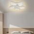 Lustra LED cu telecomanda ORCHID 65W, 5 Petale, lumina Rece/Calda/Neutra, Dimabila, Alb [2]