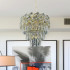 Candelabru Cristal WINDSOR Petito 3xE27, Diametru 30cm, Auriu Lucios, Inaltime Reglabila [2]