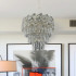 Candelabru Cristal WINDSOR Petito 3xE27, Diametru 30cm, Crom Lucios, Inaltime Reglabila [2]