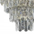 Candelabru Cristal WINDSOR Petito 3xE27, Diametru 30cm, Crom Lucios, Inaltime Reglabila [3]