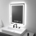 Oglinda LED Rectangulara, 45x60cm, Verite MotionGlow Marcello, Sistem Dezaburire, Ceas & Termometru, Dimabila [5]