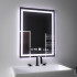 Oglinda LED Rectangulara, 45x60cm, Verite MotionGlow Marcello, Sistem Dezaburire, Ceas & Termometru, Dimabila [2]