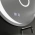 Oglinda LED Rotunda, 60cm, Orbis Touch, Sistem Dezaburire,Dimabila [3]