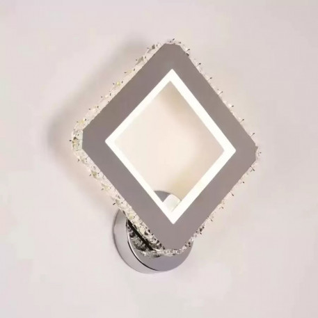 Aplica LED Cristal Santana 34W Argintiu [1]
