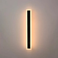 Aplica LED de Exterior Mack, Lungime 60cm, 8W, IP65, Metal, Liniar, Negru Aplica LED de Exterior Mack, Lungime 60cm, 8W, IP65, Metal, Liniar, Negru