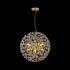 Candelabru Cristal MINUET 9x G9, Diametru 50cm, Auriu Lucios, Inaltime Reglabila [5]