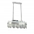Candelabru LED Cristal cu Telecomanda Morgan 140W Dimabil Argintiu [3]