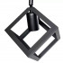 Lustra Forma Cub, STRUKTUR Duo, 2xE27, Negru, Metal [3]