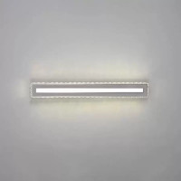 Lustra LED cu cristal PIERCE 35W, Liniara, lumina Rece/Calda/Neutra, Argintiu