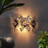 Aplica Yasmina 2*E14, Metal si Cristal, Argintiu [4]