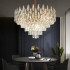 Candelabru Cristal ALHAMBRA Eleganza 8x E14, Diametru 49cm, Auriu Lucios, Inaltime Reglabila [2]