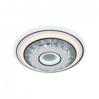 Lustra LED cu cristal MITA 28W, Diametru 20cm, Rotunda, lumina Rece/Calda/Neutra, Alb