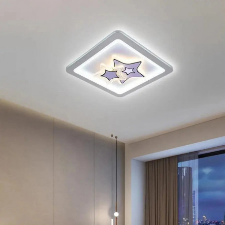 Lustra LED KATHLEEN RGB 15W, lumina Calda/Neutra, Alb [1]