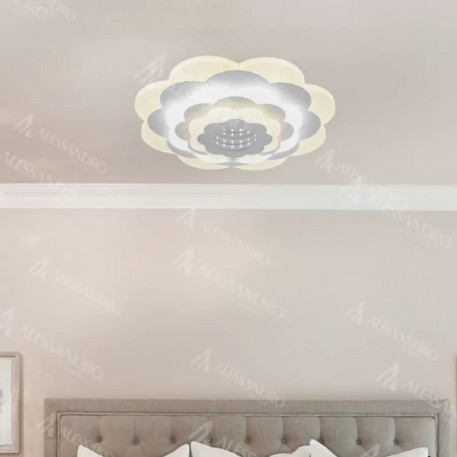 Lustra LED NEXA 3D, 36W, Diametru 24cm, lumina Rece/Calda/Neutra, Alb [1]