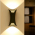 Aplica LED de Exterior Heba, 10W IP65, Metal, Negru [2]
