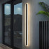Aplica LED de Exterior Mack, Lungime 80cm, 31W, IP65, Metal, Liniar, Negru [5]