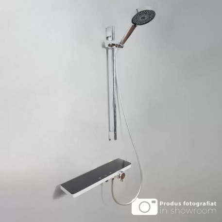 Coloana Dus Inox Lucios Argintiu Negru 11211BH/C [1]