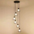 Lustra Forma Diamant, STRUKTUR, 6x E27, Negru, Metal [2]