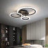 Lustra LED cu telecomanda BETTY 41W, 3 Cercuri, lumina Rece/Calda/Neutra, Dimabila, Negru [2]