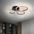 Lustra LED cu telecomanda BETTY 41W, 3 Cercuri, lumina Rece/Calda/Neutra, Dimabila, Negru [4]