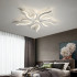 Lustra LED cu telecomanda SAKURA 60W, 5 Petale, lumina Rece/Calda/Neutra, Dimabila, Alb [2]