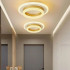 Lustra LED SOLENA ROTONDA 13W, Diametru 25cm, lumina Rece/Calda/Neutra, Alb Auriu [2]