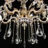 Candelabru Cristal Luciano, 6*E14, Auriu, Metal si Cristal [3]