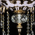 Candelabru Cristal Luciano, 6*E14, Auriu, Metal si Cristal [5]
