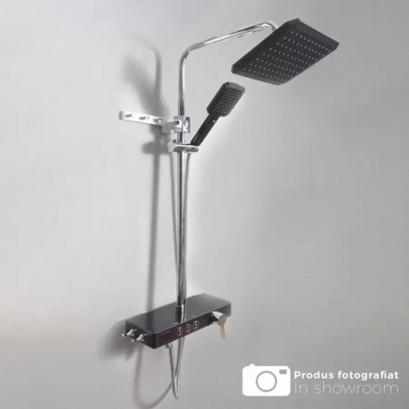 Coloana Dus Afisaj LCD Inox Negru Argintiu SJG/006 [1]