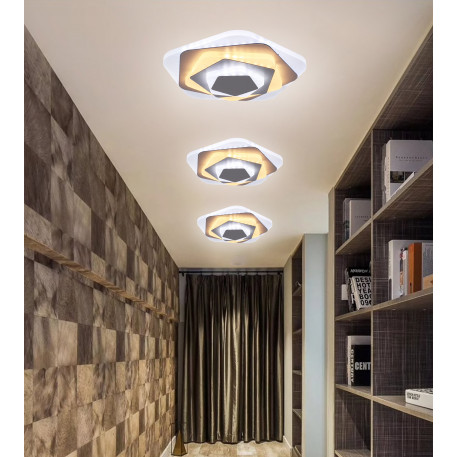 Lustra LED SIENA 28W, Diametru 23cm, lumina Rece/Calda/Neutra, Alb [1]