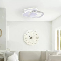 Lustra LED cu cristal ANASTASIA 17W, Diametru 30cm, lumina Rece/Calda/Neutra, Alb