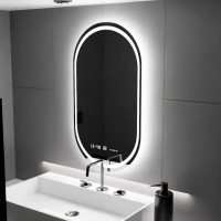 Oglinda LED Ovala, 60x80cm, Eminence MotionGlow Marcello, Sistem Dezaburire, Ceas & Termometru, Dimabila Oglinda LED Ovala, 60x80cm, Eminence MotionGlow Marcello, Sistem Dezaburire, Ceas & Termometru, Dimabila