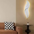 Aplica LED Pena 65cm, lumina Rece/Calda/Neutra, Alb Auriu [5]