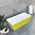 Cada Freestanding, Drepuntghiulara, Acril, Lemon Yellow, 170Ã—78Ã—60 Cm [3]