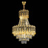 Candelabru Cristal 9XE14 Nardo Auriu, 50 cm latime, 70 cm inaltime [3]