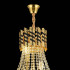 Candelabru Cristal 9XE14 Nardo Auriu, 50 cm latime, 70 cm inaltime [4]