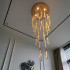 Candelabru Cristal LED 60W Iustinian Diametru 60cm Auriu [3]