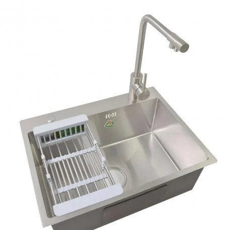 Chiuveta Bucatarie Inox 75x45x21 cm Inox Periat [1]