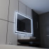Oglinda LED Rectangulara, 100x75cm, Verite MotionGlow Marcello, Sistem Dezaburire, Ceas & Termometru, Dimabila [4]