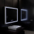 Oglinda LED Rectangulara, 120x80cm, Verite Imperial Silver Motion Glow Marcello, Sistem Dezaburire, Ceas & Termometru, Dimabila [3]