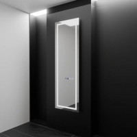 Oglinda LED Rectangulara, 45x140cm, Giulia Senzor Radar Marcello, Sistem Dezaburire, Ceas & Termometru, Dimabila, Dressing Couture