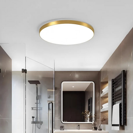 Plafoniera LED SOLIS 37cm 33W Lumina Neutra Auriu [1]