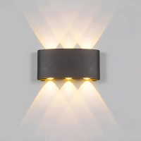Fantas Aplica LED de Exterior si Interior, 6 Surse x 1W, IP65, Metalic, Negru, 3000K Fantas Aplica LED de Exterior si Interior, 6 Surse x 1W, IP65, Metalic, Negru, 3000K