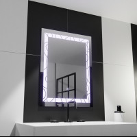 Oglinda LED Rectangulara, 60x80cm, Deco Frame Basic Touch