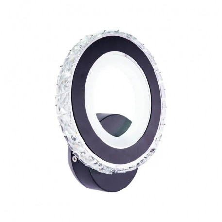 Aplica LED NOVA Rotonda, 16W, Negru & Inox, lumina Calda/Rece/Neutra [1]