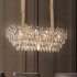 Candelabru Cristal Regalis 11x E14, Diametru 85cm, Auriu Lucios, Inaltime Reglabila [2]