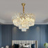 Candelabru Cristal WINDSOR Eleganza 8x E14, Diametru 49cm, Auriu Lucios, Inaltime Reglabila [2]